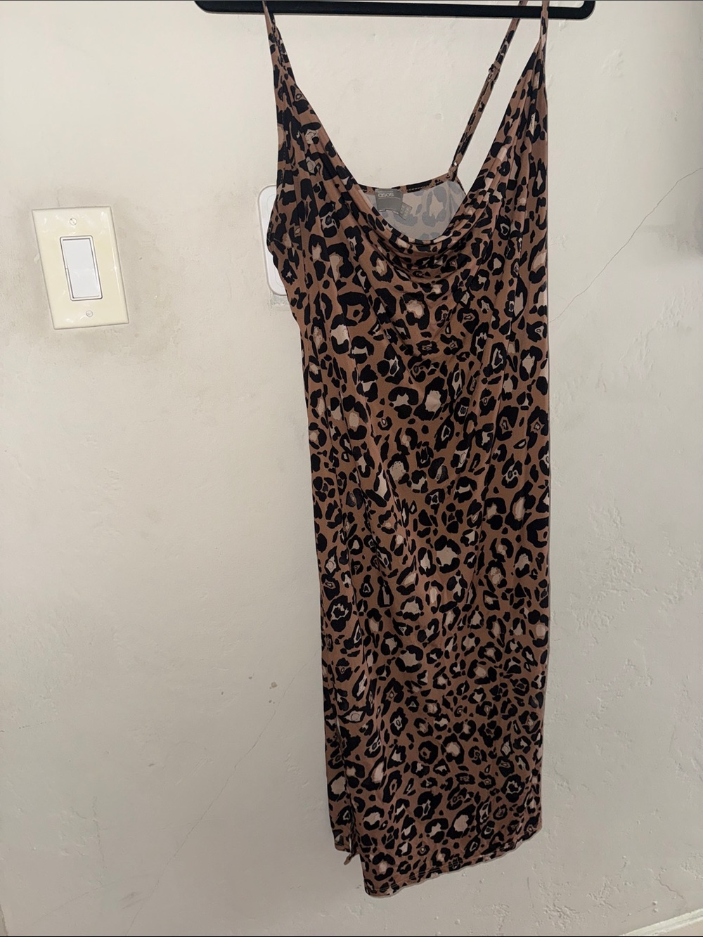 ASOS Leopard Print Slip Dress - Brown & Black